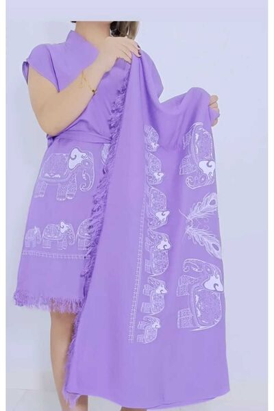 Nevin Acar Σετ 2 - Elephant Bamboo Peshtemal και μπουρνούζι παραλίας