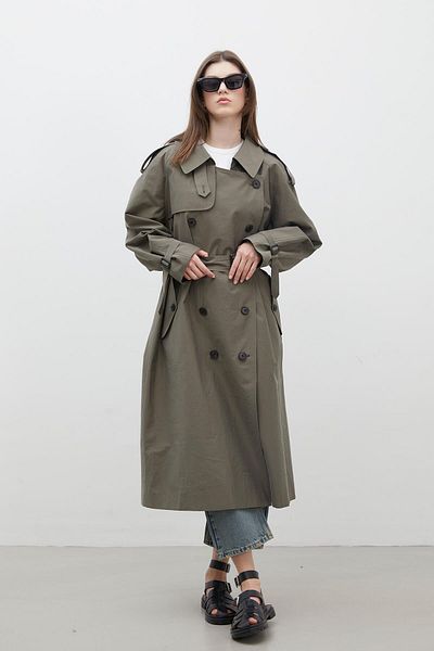 Manuka KOPENHAG OVERSIZE TRENCHCOT KHAKI