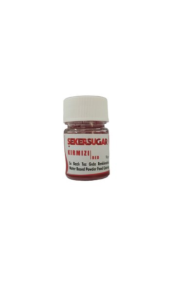 ŞEKER & SUGAR ŞEKER SUGAR SU BAZLI TOZ GIDA BOYASI KIRMIZI 10 GR APSAL