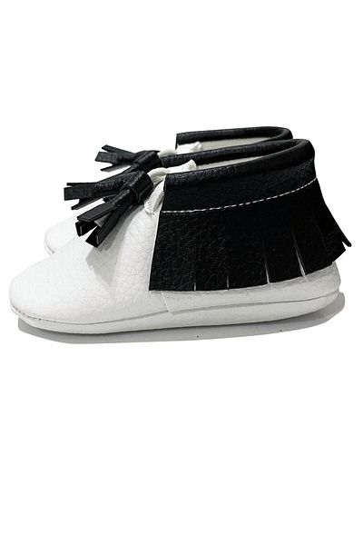 Meduza Baby Baby Moccasin Black Tasseled