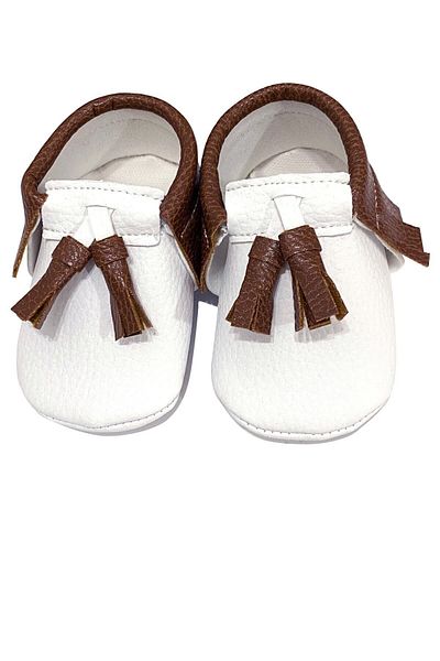 Meduza Baby Baby Moccasin Tan Tasseled