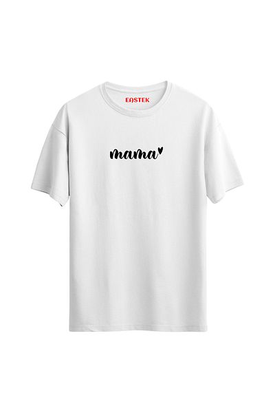 Açık Garaj Unisex Mama Printed Regular T-shirt - Special for Mothers