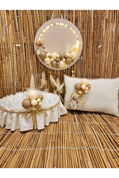 HD Different Kapı Süsü + Yastık + Sepet Komple Set