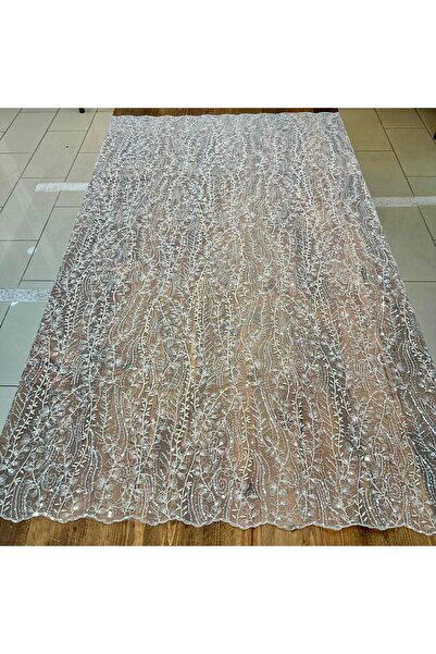 Metroteks Tekstil Metroteks TEKSTİL İŞLEMELİ GELİNLİK DANTEL KUMAŞ MT-230