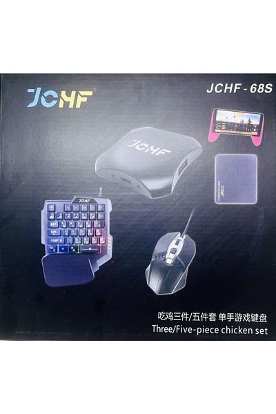 YUES Pubg Gaming Set 3 In 1 Pubg Mobile Keyboard Mouse Converter Set Jchf-68s