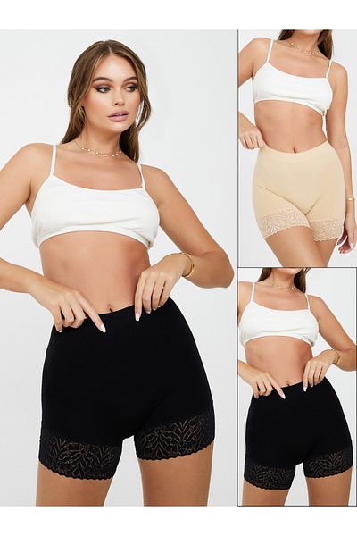 Styli Pack of 2 - Long Length Lace Detail Short