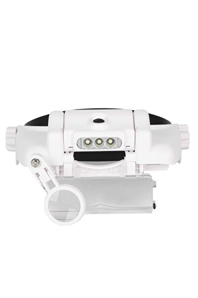 Tahtakale Dünyası 3 led ışıklı kafa büyüteci ışıklı tamirci büyüteci