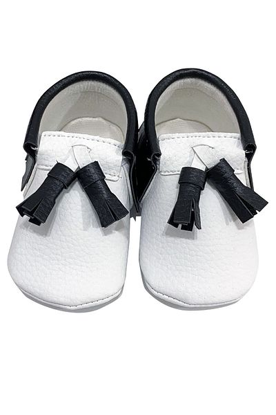 Meduza Baby Baby Moccasin Black Tasseled