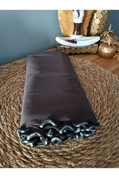 Blotch Premium Lycra Smoked Color Lycra Sandy Jersey Shawl