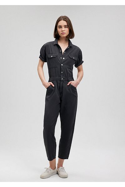 Mavi Doria Anthrazit Ikonischer Jeans-Jumpsuit -101265-35283