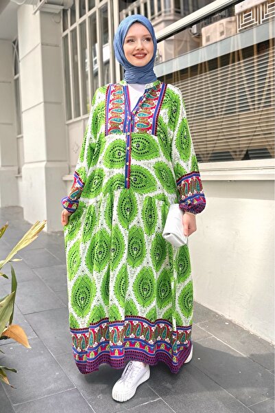 Gizce Jullia Green Dress - Stylish and Comfortable Design