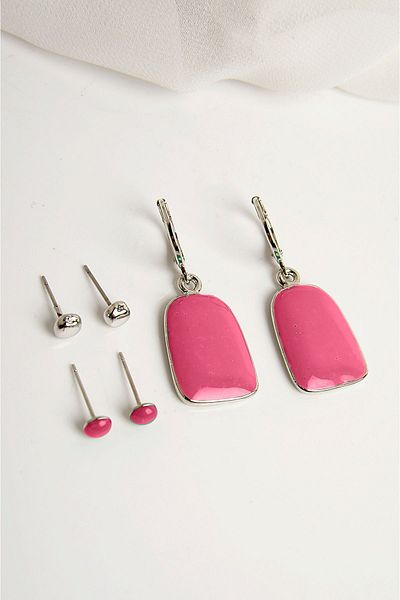 EUROMODA 3-Piece Rengarek Ball Earrings Special Design Set
