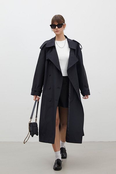 Manuka TRENCH OVERSIZE KOPENHAG NEGRU