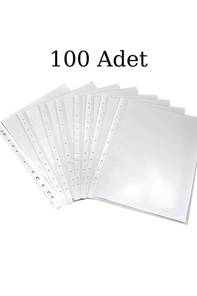 npratik Transparent Bag File - 1 Pack (100 Pcs) Durable and Convenient