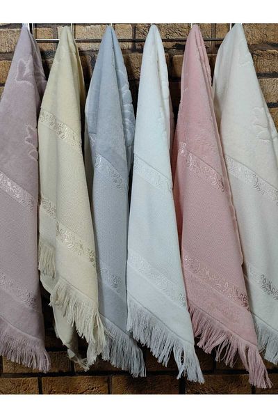 MYSOFT Prosop cu franjuri etaminat 50x90 - Pulbere