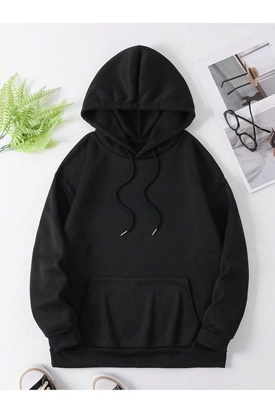 mercoledi Unisex Oversize Hooded Sweatshirt - Cat Friendly Printed