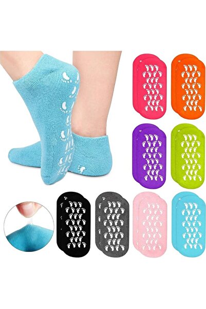 farist Ayak Nemlendirici Patik Çorap Tek Beden Full Jel Çorap Ayak Bakım renk...
