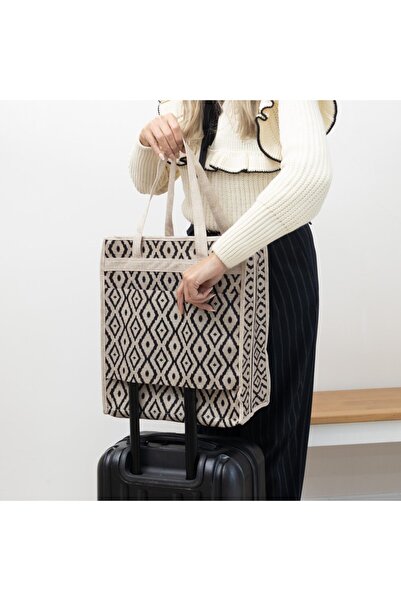 Pazar Kapısı BOHE Shoe Organizer and 3-Piece Suitcase Set