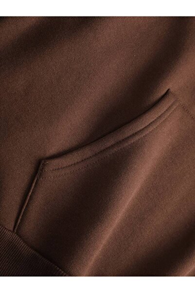 NoVibe Χειμερινό φούτερ Unisex Oversize - City and Mountain Printed, Hoodie, 100% Cotton, 3 νήματα