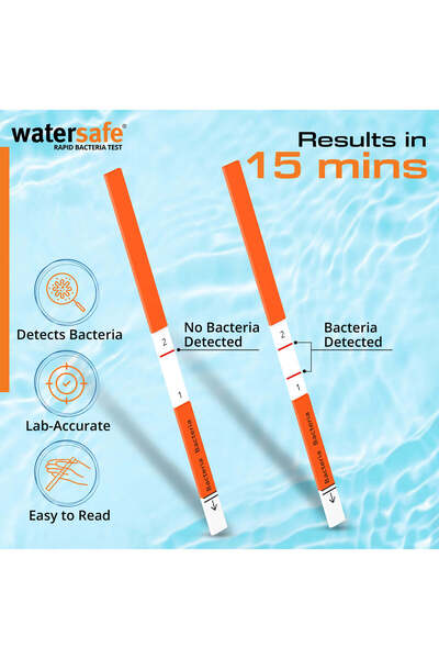 WATERSAFE Hızlı Bacteri Testi Tekli Ambalaj