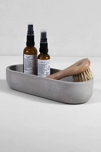 betonmall صينية تنظيم متعددة الأغراض للحمام والمطبخ والمرحاض مصنوعة من الخرسانة