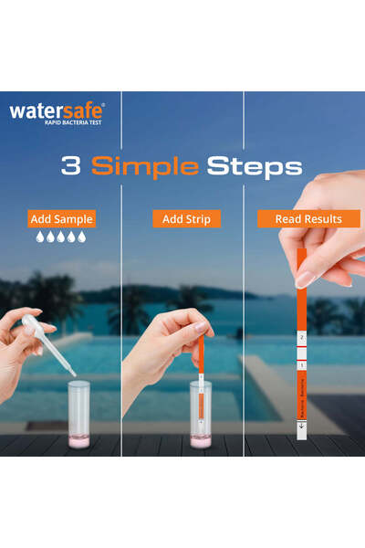 WATERSAFE Hızlı Bacteri Testi Tekli Ambalaj