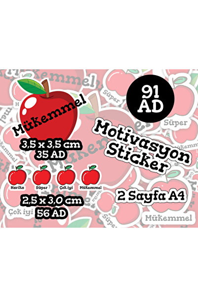 cakaybu Set de autocolante motivaționale pentru profesori - 91 de etichete A4...