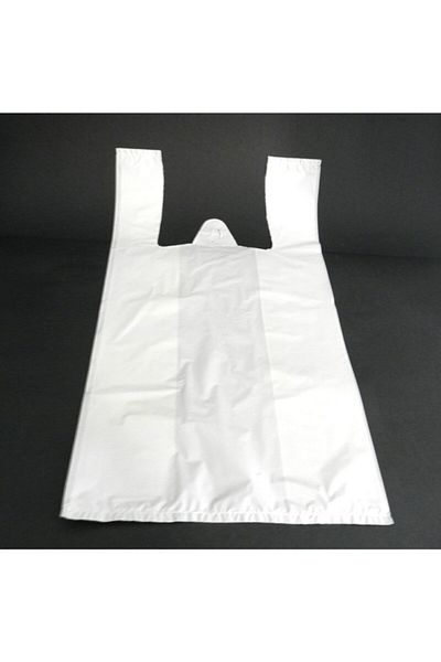 Orjin White Market Bag Large Size 30x56 cm