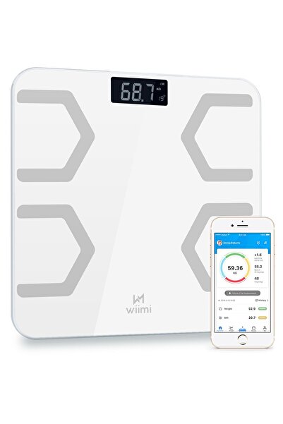 Genel Markalar Dijital Baskül Detox Yağ Su Kas Vücut Kitle Endeksi Kilo Ölçer...