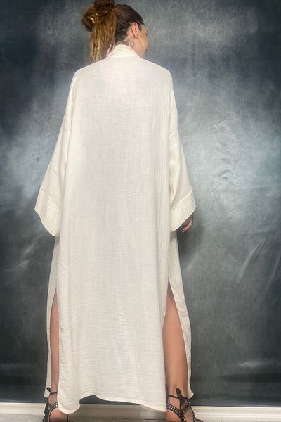 Quincey Plážové kimono z bambusové tkaniny