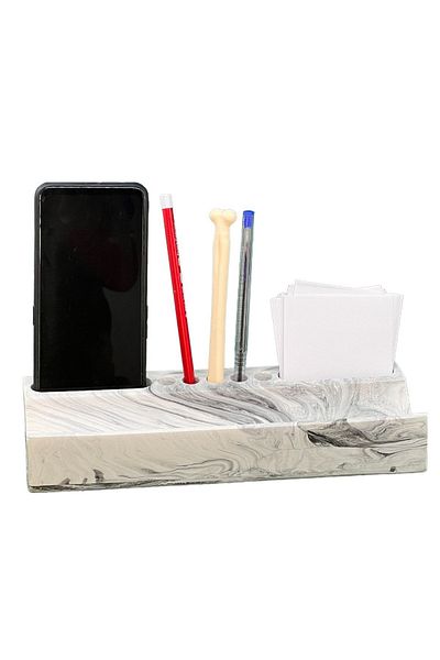 betonmall Marble Series Concrete Desktop Organizer