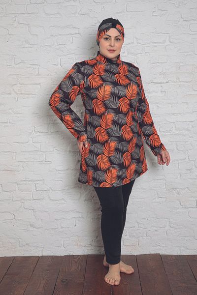 DONEX 1242 Πλήρως καλυμμένο μαγιό Lycra Hijab