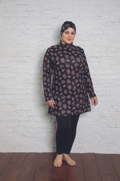 DONEX 1241 Πλήρως καλυμμένο μαγιό Lycra Hijab