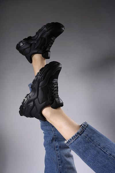 Riccon Delossiel Damen Sneakers0012159 Schwarz