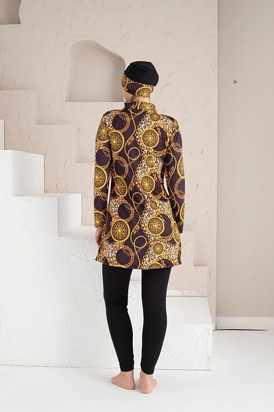 DONEX 1214 Πλήρως καλυμμένο μαγιό Lycra Hijab
