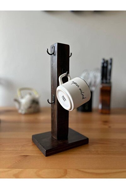 Marghe Wooden Cup Hanger Set of 6 – Pinterest Design, Ready to Assemble, 30 Cm, 6 Hooks