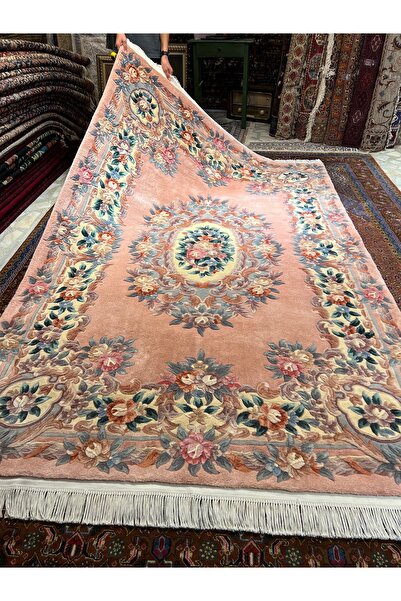RD RAMAZAN DAĞ EL HALI SANATI El Dokuma Kabartmalı Çin Halısı Ebat 270x180