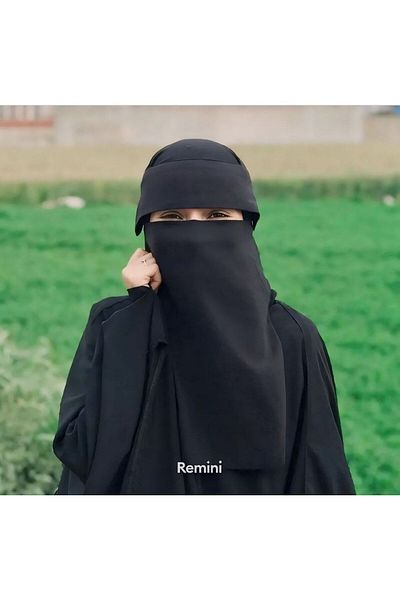 Şahane حجاب حجاب شيفون عربي مع ظل