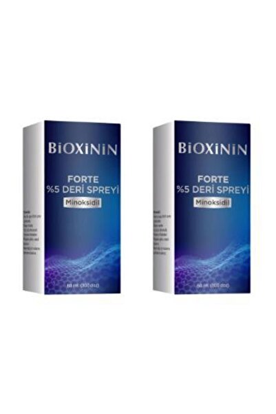 Bioxinin Forte Minoksidil %5 Deri Spreyi 60 ml 2'li Ürün