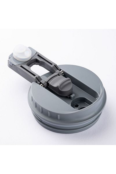 Tantitoni 024-01-GRey 530ML Thermos Cup - 2 Lids and PipeTLi