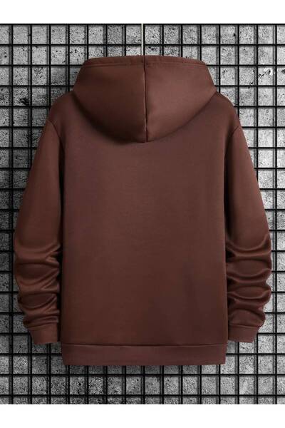 AMMA Φούτερ Unisex Oversize Hooded Energy Printed Φούτερ - Χειμερινό φούτερ με 3 κλωστές