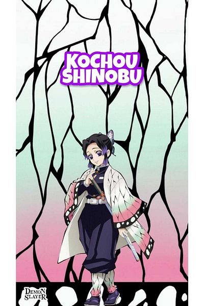 animeandyourworld Kochou Shinobu Notebook 1 Piece Special Design A4 Size 21*29 Cm Wired Striped Large Size Notebook