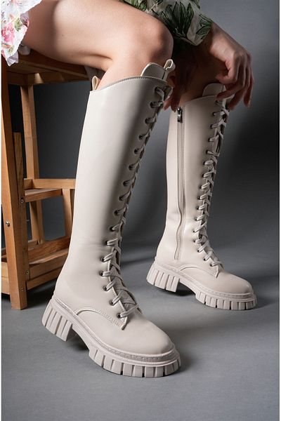 Riccon Ringneth Damenstiefel 00121401 Beige Leder