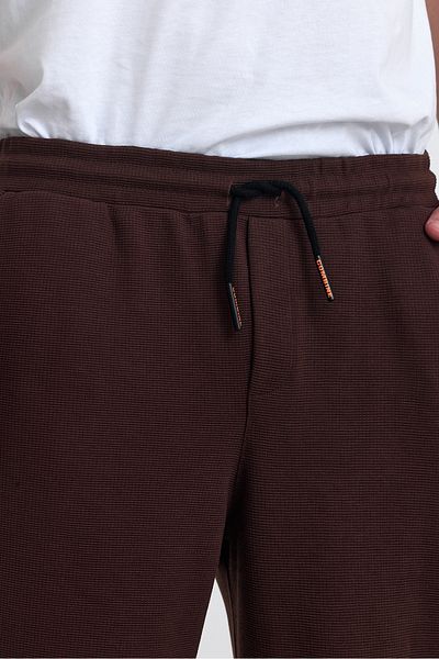 COMBİNE MİCHAİL Ανδρικό παντελόνι Jogger - Διπλό πόδι, βαμβακερό, ελαστική μέση και κορδόνι, ΚΑΦΕ
