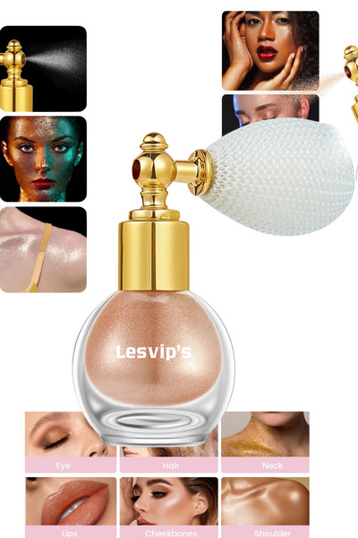 Lesvip's Işıltılı Yüz ve vücut simi pırıltılı aydınlatıcı
