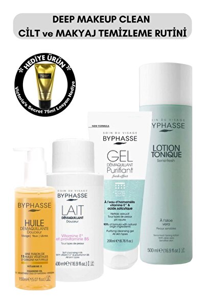 BYPHASSE Deep Makeup Clean Dörtlü Cilt Bakım Seti