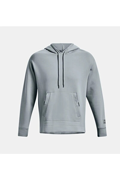 Under Armour Unisex UA Summit Örgü Kapüşonlu Üst Gri
