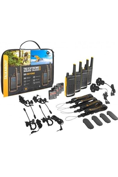 Motorola T82 Extreme Quadpack 4 Adet Pmr Telsiz Resmi Ithalatçı