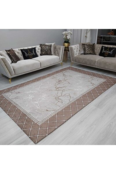 ALLGELSİN Noul sezon Husă elastică pentru covor Husă decorativă lavabilă cu i...