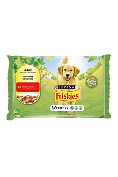 Friskies Friskies Köpek Pouch 4 Al 3 Öde 4x100 G